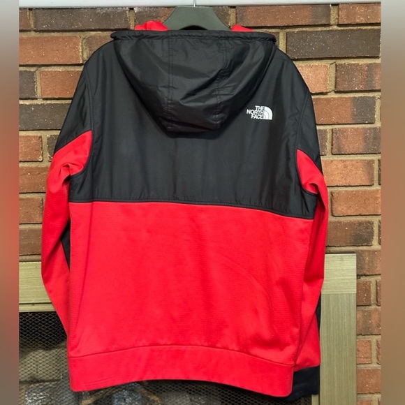 🖤 Men The north face lightweight (but warm) jacket with hoodie Size L - Picture 4 of 10